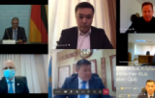 Erstmals fand der Berliner Eurasische Klub in Form einer Video-Konferenz statt.