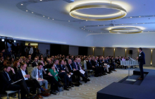 350 Teilnehmer kamen zur Eröffnung der Konferenz der Westbalkan-Konferenz nach Belgrad. Foto: OAOEV/ AHK Serbien