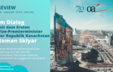 Ost-Ausschuss-Mitglieder im Dialog mit dem Ersten Vize-Premierminister der Republik Kasachstan Roman Sklyar