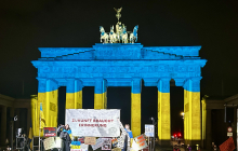 Solidarität mit der Ukraine in Deutschland. Foto: Andreas Metz