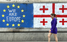Vor allem junge Georgierinnen und Georgier streben in die EU. Foto: Andreas Metz