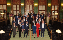 Die Teilnehmer der zwölften Deutsch-Russischen Gespräche in Baden-Baden. Foto: M. Jehle