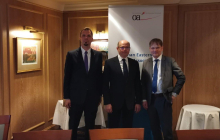 v.l.n.r.: Stefan Kägebein, Parviz Shahbazov, Wolfram Axthelm; Foto: OA