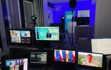 Live-Schalte in der OA-Geschäftsstelle / Foto: A. Metz