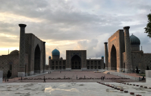 Registan-Platz in Samarkand. Foto: Andreas Metz