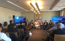 Podiumsdiskussion in Hamburg. Foto: K. Morosow