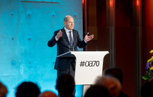 Keynote von Bundeskanzler Olaf Scholz. Foto: Christian Kruppa/Photojournalist