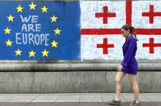 Vor allem junge Georgierinnen und Georgier streben in die EU. Foto: Andreas Metz
