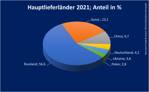 Hauptlieferländer 2021; Anteil in %_Belarus