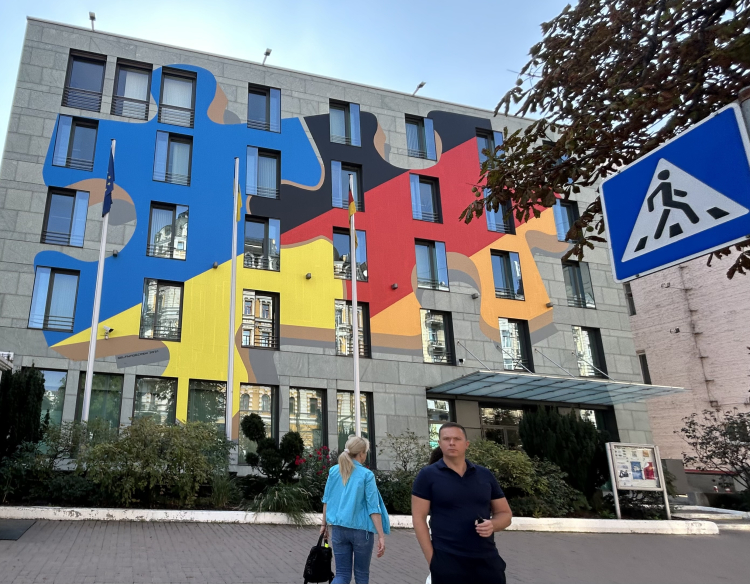 Deutsche Botschaft in Kyjiw. Foto: A. Metz