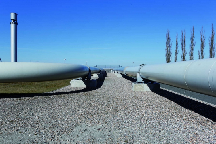 Gas für Europa: Die Anlandestation der Nord-Stream-Pipeline in Deutschland Foto: Nord Stream AG